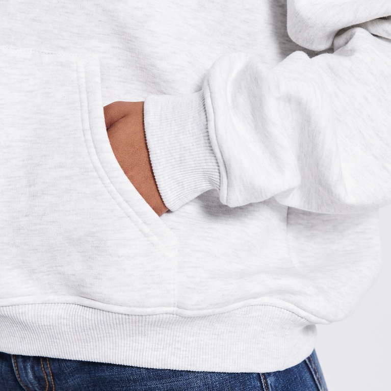 Heavy hoodie "Hilma" Grey Melange